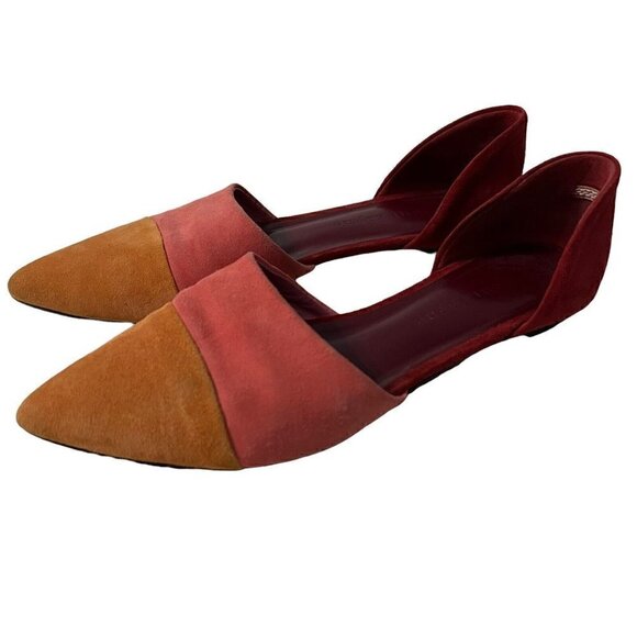 Jenni Kayne D'orsay Suede Flats Slip-On Multicolor Size 6.5 - Picture 2 of 9